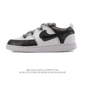 Nike Court Vision Low Vintage Leather Basketball Sneakers