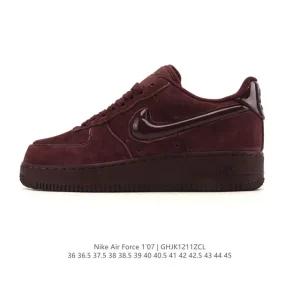 Nike Air Force 1 '07 Low White Leather Sneakers