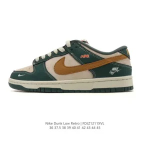 Nike SB Dunk Low Pro Vintage Leather Skate Shoes for Men and Women