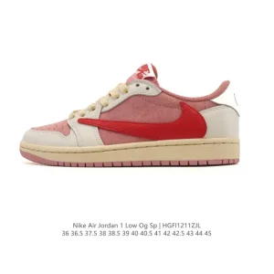 Jordan 1 Low OG SP Military Blue Reverse Swoosh Sneakers