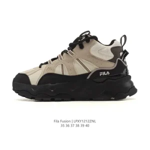 Fila Trek 1S We Ddd Mid Top Fleece Lined Waterproof Hiking Sneakers
