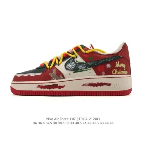 Nike Air Force 1 Low 07 Leather White Sneakers for Men and Women