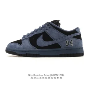 Nike SB Dunk Low Pro Vintage Leather Skateboarding Shoes for Men and Women