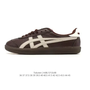 ASICS Tokuten Unisex Retro Running Sneaker Leather Low-Top Shoe