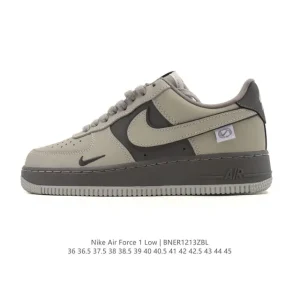 Nike Air Force 1 07 Low White Leather Sneakers for Men and Women
